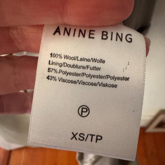 Anine Bing - Quinn Blazer - Khaki Green - XS - Khaki Green - worn only once - Picture 7 of 7